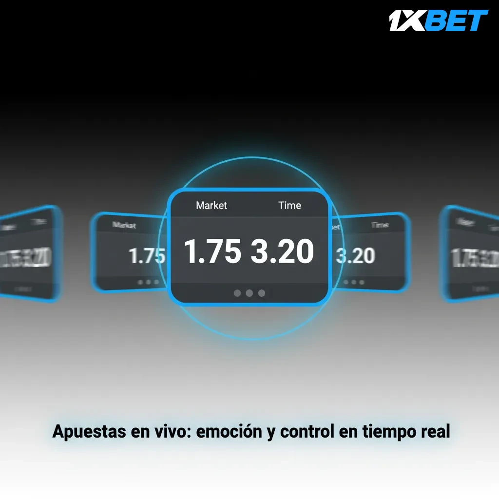 Interfaz de apuestas en vivo con fútbol, tenis y básquet, cuotas en tiempo real, estadísticas y opción de Cash Out.