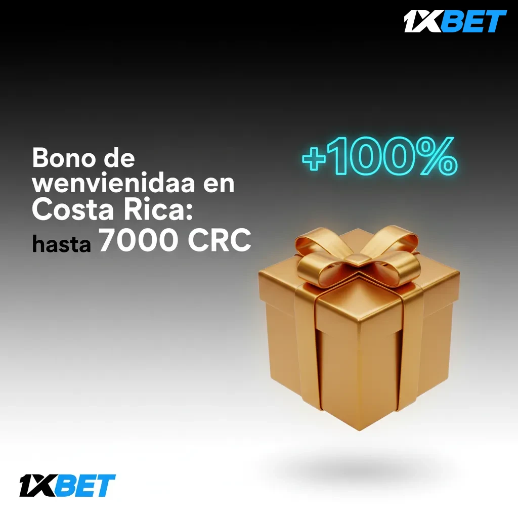 Promoción en Costa Rica: bono de bienvenida hasta 70.000 CRC por primer depósito en apuestas deportivas y en vivo. Términos.