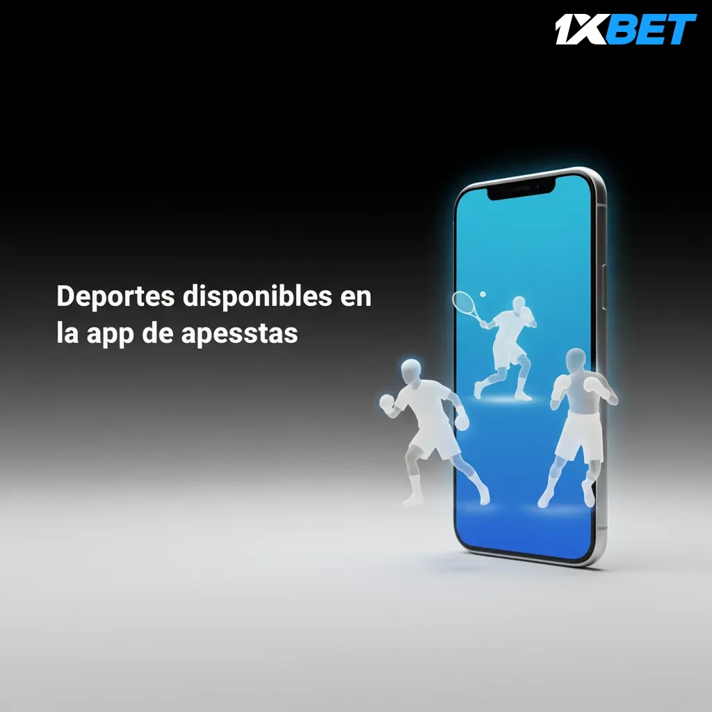 Interfaz de app de apuestas: deportes en vivo y pre‑partido; fútbol, baloncesto, tenis, eSports; estadísticas y streaming.