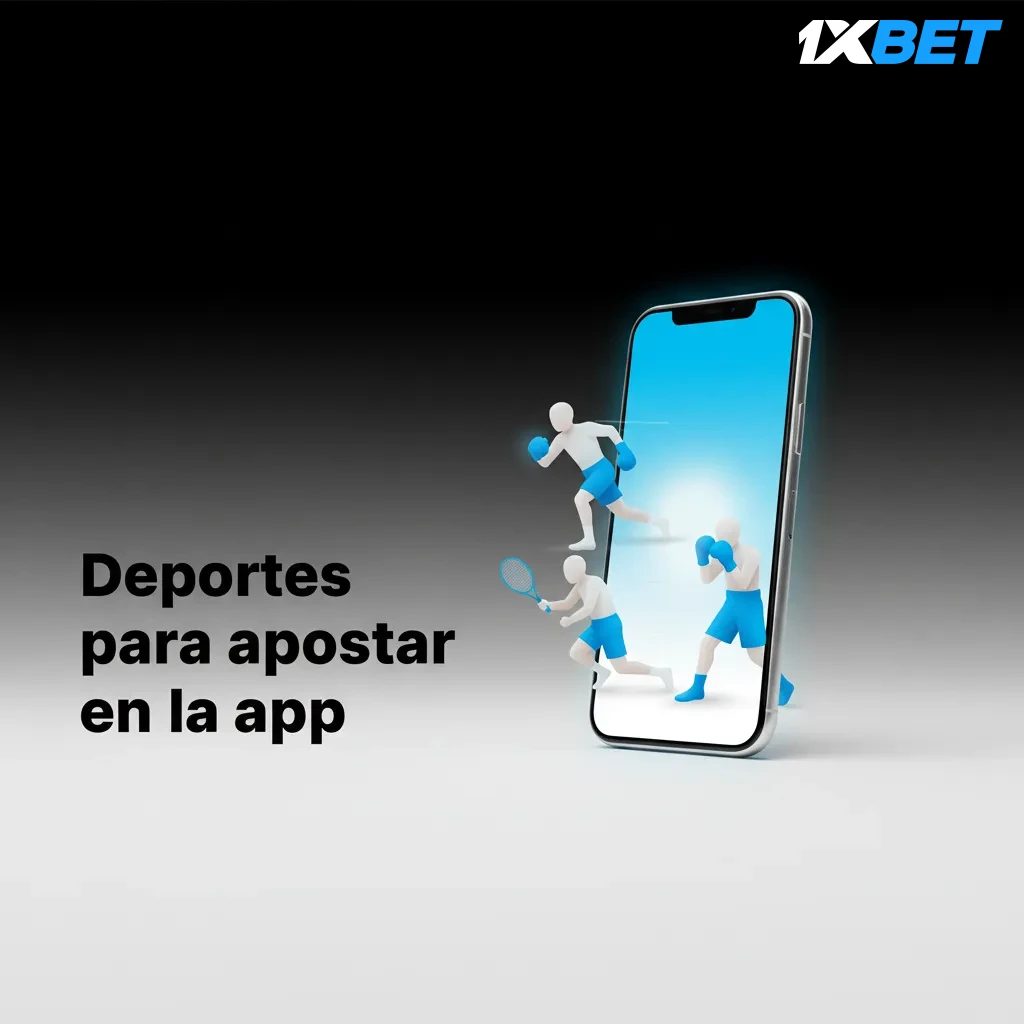 Pantalla de app de apuestas con deportes: fútbol, baloncesto, tenis, béisbol, MMA, eSports y más; prepartido y en vivo.