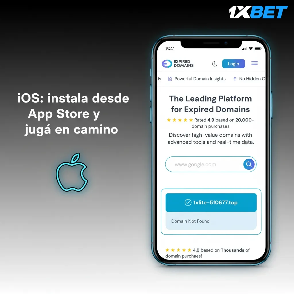 Guía iOS: instalá la app desde App Store en iPhone, activá Face ID y jugá en vivo, casino y pagos nativos.