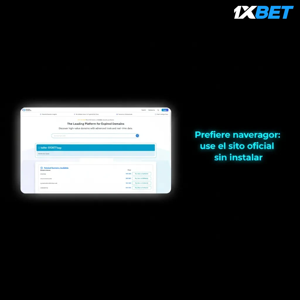 Use el sitio oficial en el navegador sin instalar app; apuestas, casino, transmisión en vivo, registro y cuenta.