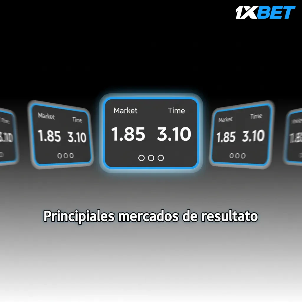 Infografía de mercados de apuestas: 1X2, doble oportunidad, over/under, hándicap asiático y DNB, con reglas básicas.