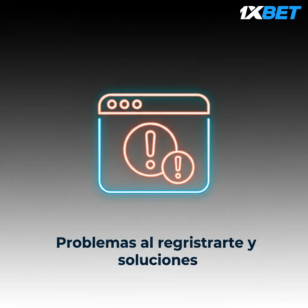 Infografía: problemas comunes al registrarte y soluciones: email, documento, número ya usado, CRC, error al finalizar.