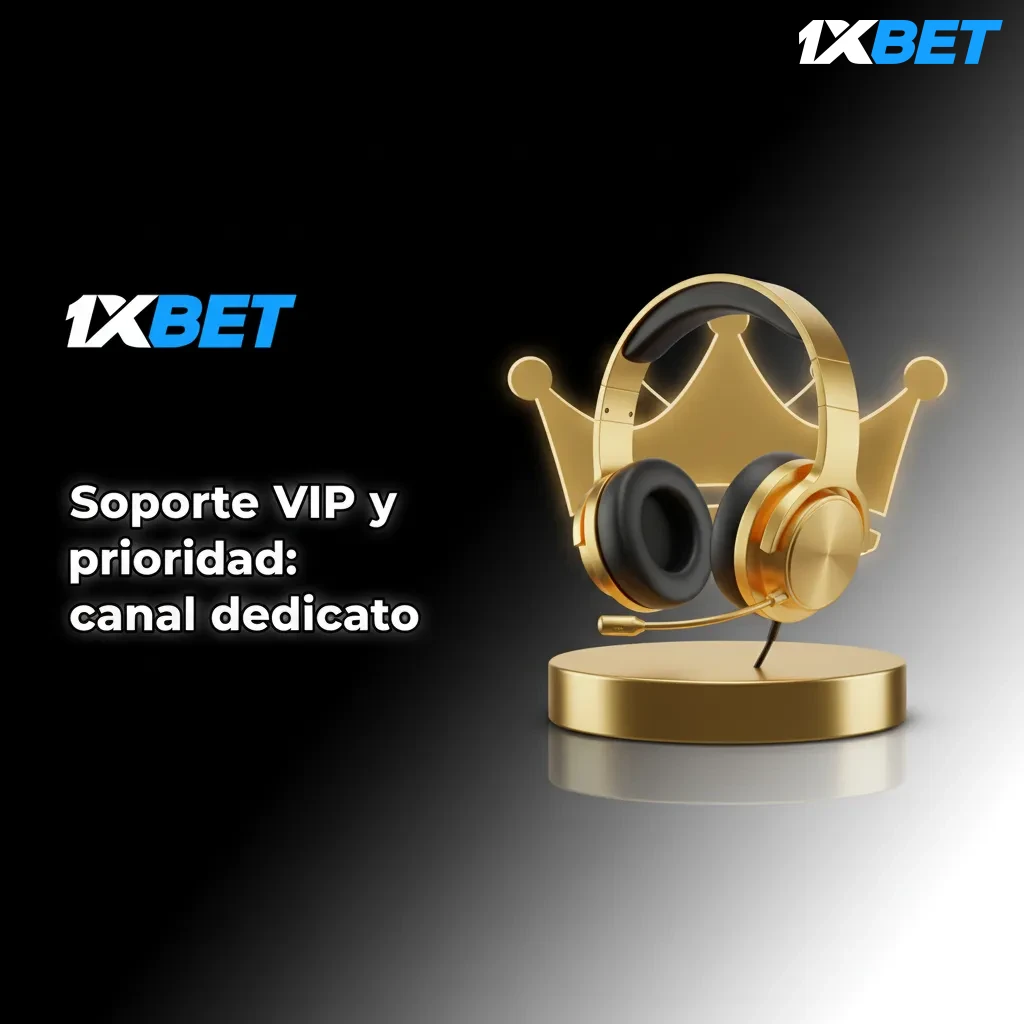 Pantalla con opciones de Soporte VIP: canal dedicado, chat prioritario, correo exclusivo y gerente personal.
