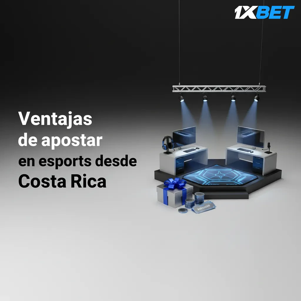 Ilustración de apuestas de esports en Costa Rica con app móvil, CRC, soporte 24/7, cuotas y mercados en vivo.