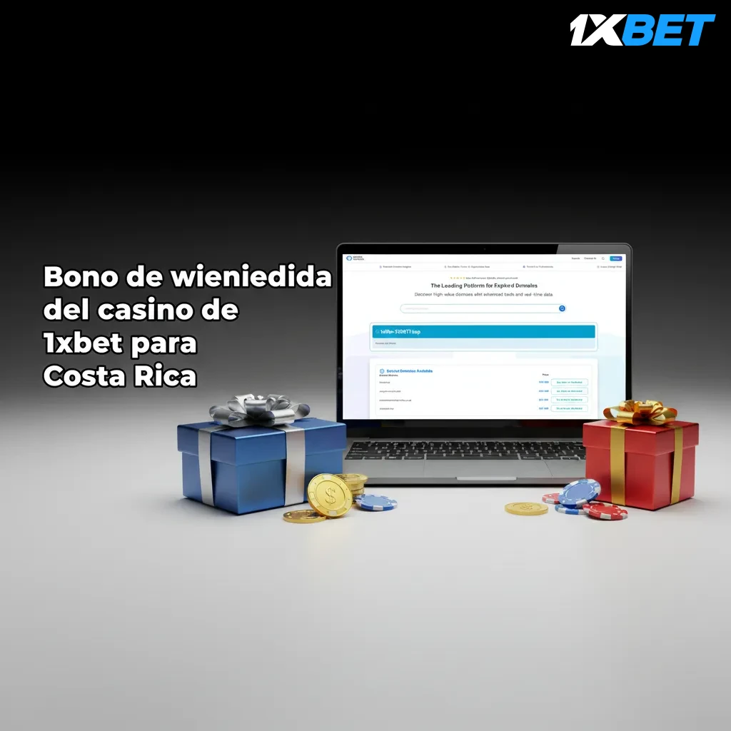 Bono de bienvenida del casino 1xBet Costa Rica: 70.000 CRC por primer depósito, rollover 35x, vence a los 7 días.