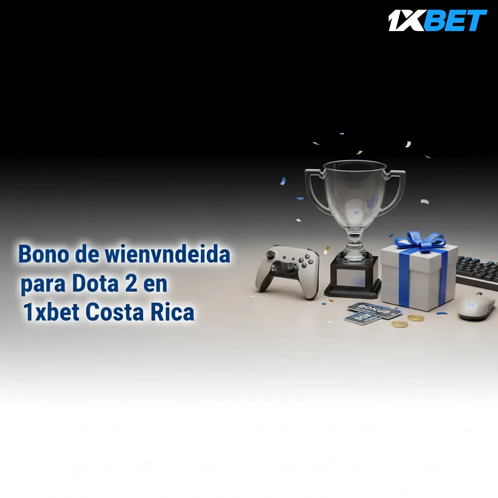 Banner de bono de bienvenida Dota 2 en 1xBet Costa Rica: hasta ₡70.000 por primer depósito. 18+. Sujeto a T&C.