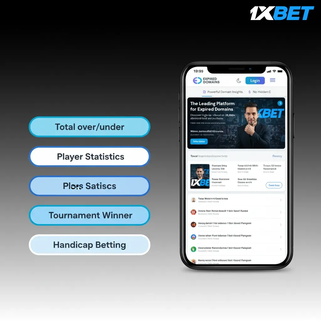 Tipos de apuesta en 1xBet: simple, combinada, sistema, en vivo, hándicap asiático, over/under y doble oportunidad.