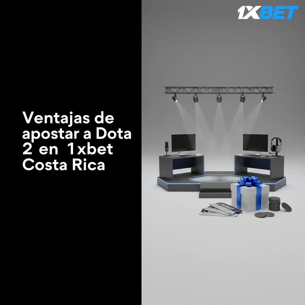 Banner 1xbet Costa Rica para apuestas Dota 2: bono hasta ₡70.000, pagos en CRC, soporte 24/7 y app Android/iOS y cuotas