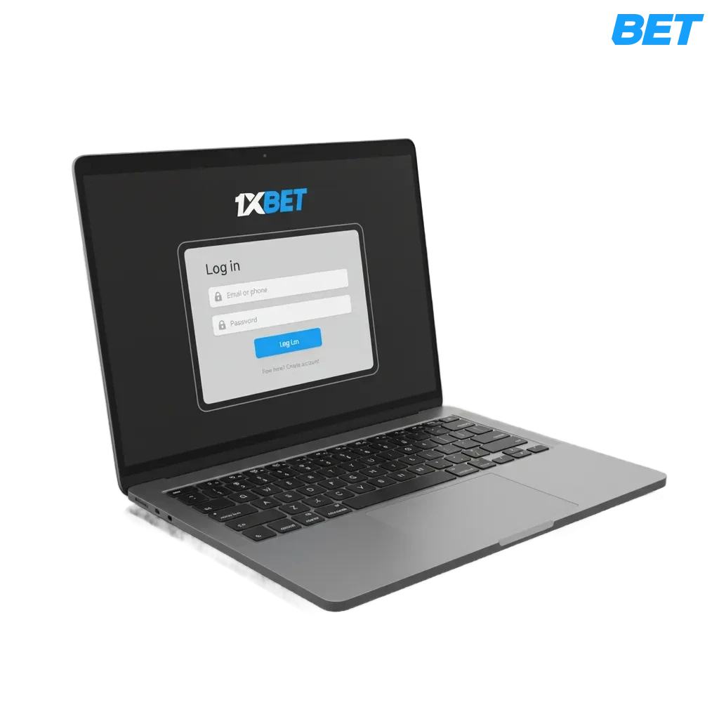 Pantalla de inicio de sesión en el sitio oficial de 1xbet para Costa Rica con email/teléfono, app y verificación en dos pasos