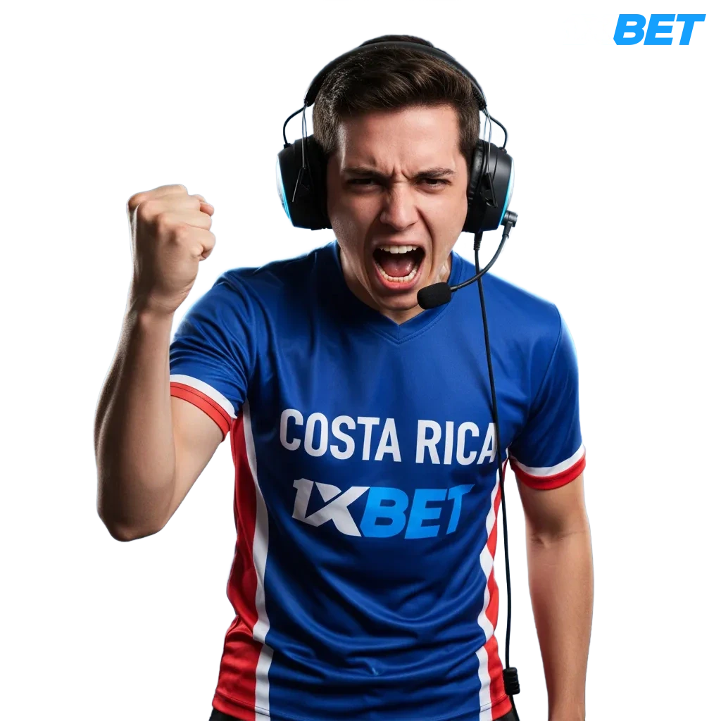 eSports en Costa Rica con 1xBet: mercados pre-partido y en vivo, bono de hasta 70.000 CRC y apuestas desde la app móvil.