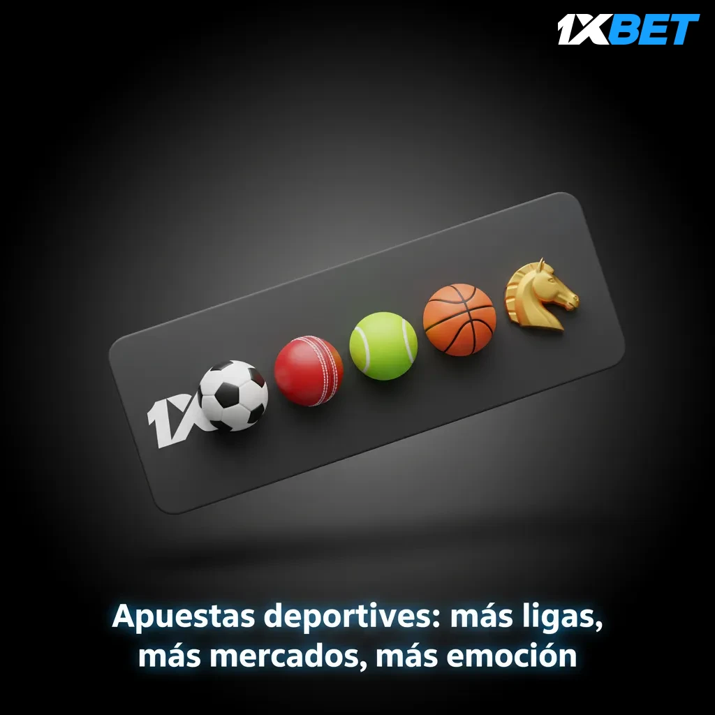Anuncio de 1xbet en Costa Rica: apuestas en vivo y pre-partido con estadísticas en tiempo real para fútbol, baloncesto y más.