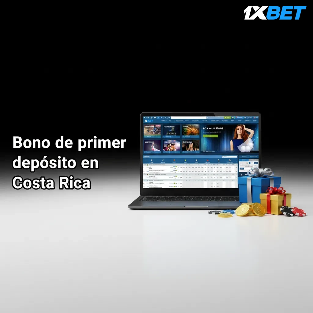Banner: bono 100% hasta ₡70 000 en primer depósito en Costa Rica, para apuestas deportivas o casino.