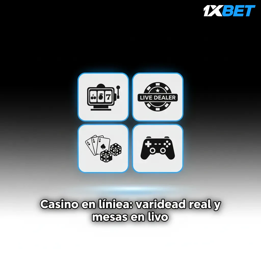 Casino en línea de 1xbet con crupieres en vivo y más de 5.000 juegos: tragamonedas, ruleta, blackjack, baccarat y póker.