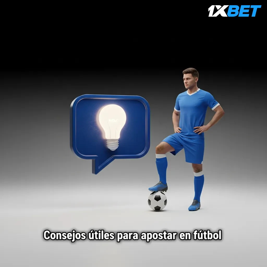 Infografía con consejos de apuestas de fútbol: forma reciente, alineaciones, localía, clima, motivación, cuotas y banca.