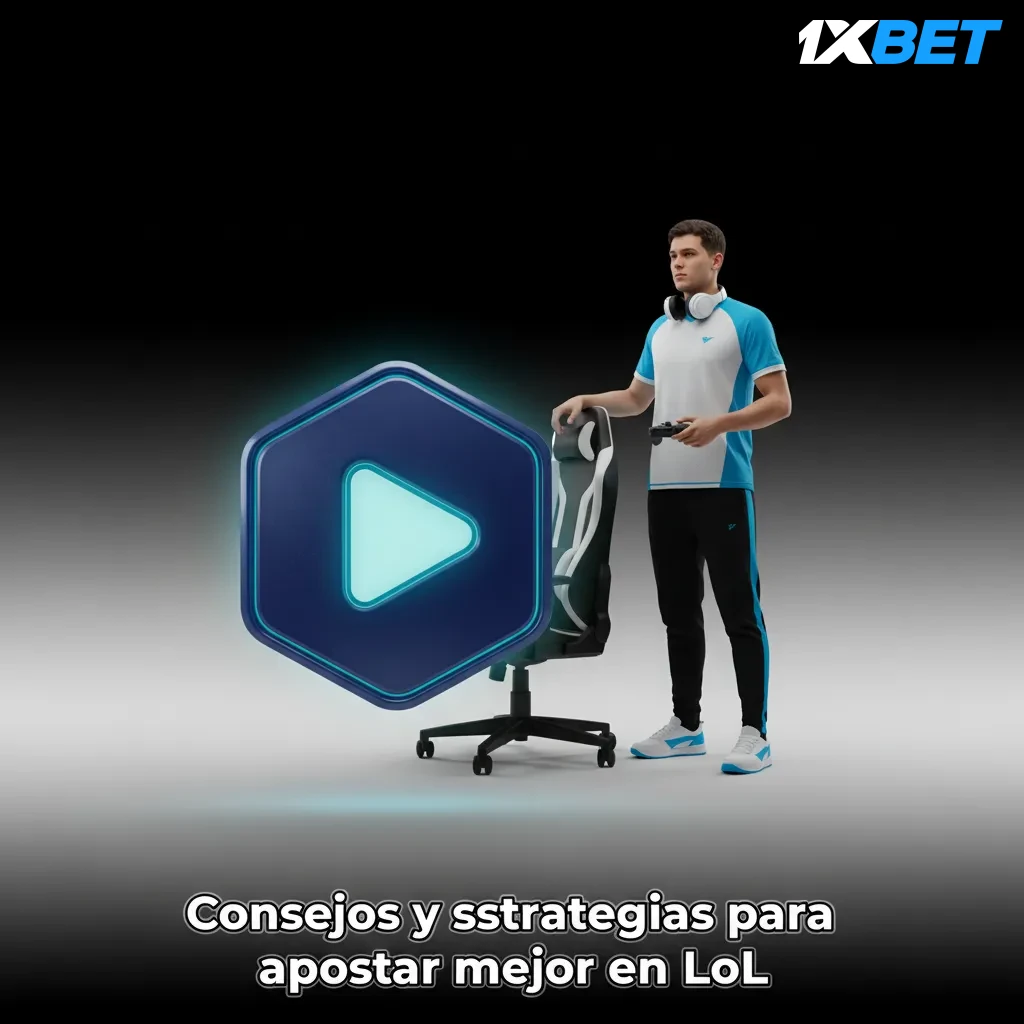 Infografía de consejos de apuestas para LoL: banca, forma del equipo, parches y meta, cuotas, Bo5 y evitar pérdidas.