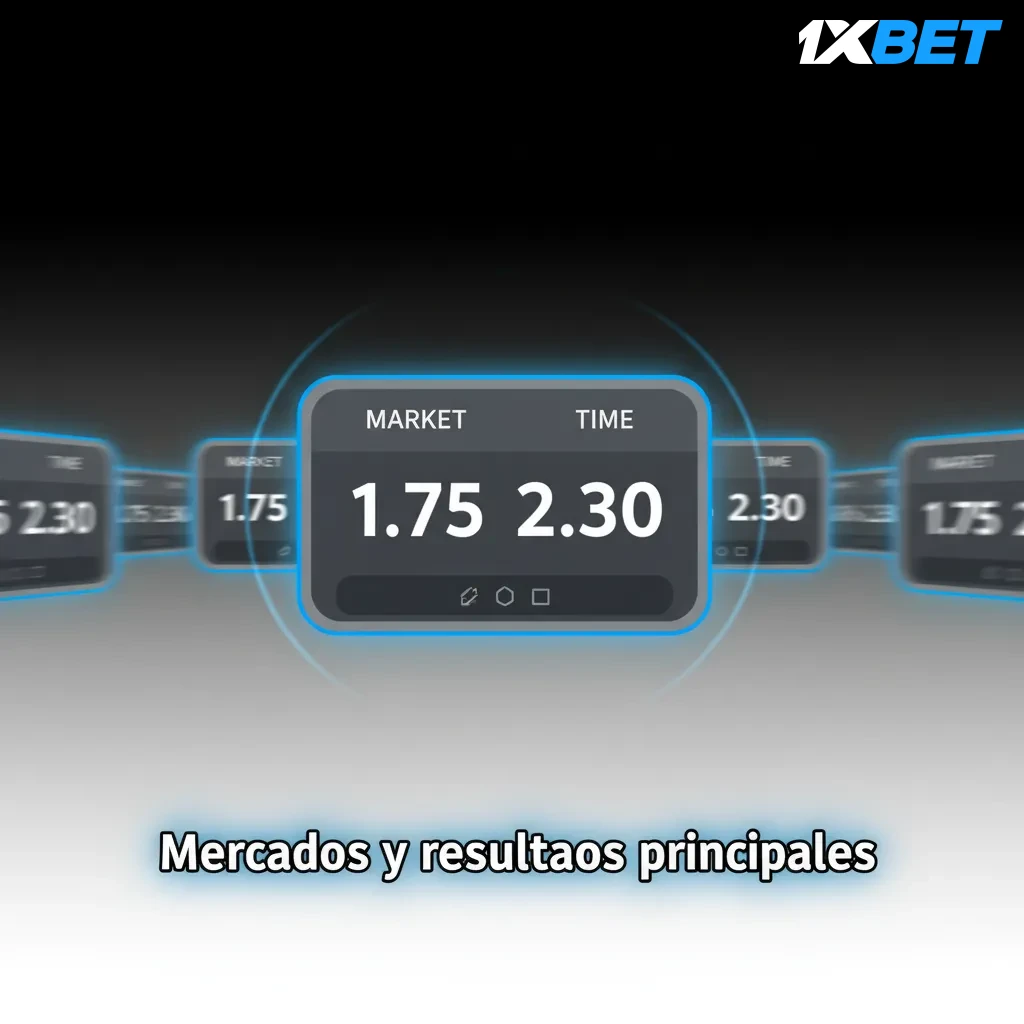 Infografía en español de mercados de apuestas: 1X2, Doble oportunidad, Hándicap asiático, Más/Menos y DNB.