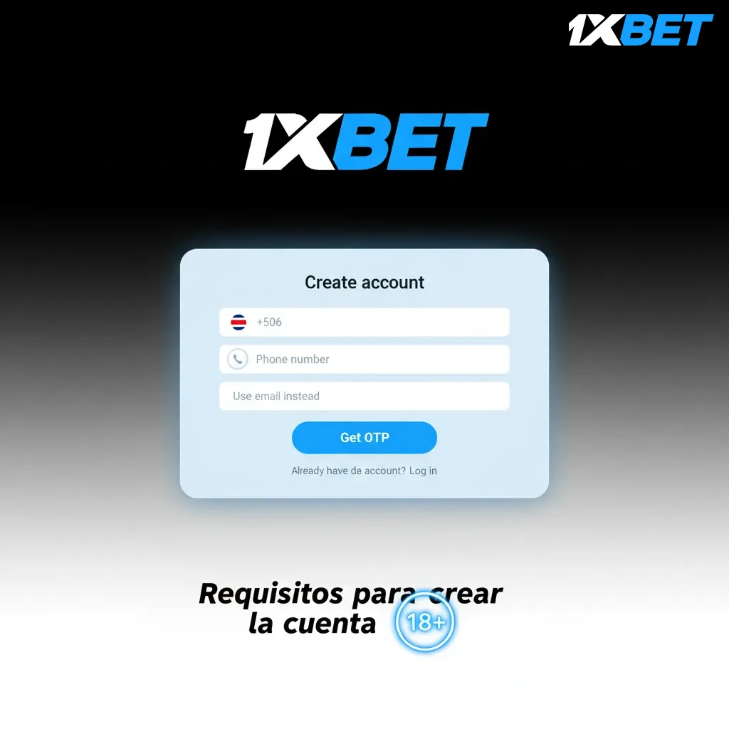 Requisitos para crear cuenta en Costa Rica: 18+, KYC, datos reales, verificación, una cuenta, confirmación, ID y domicilio