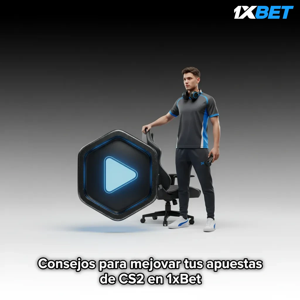 Infografía de consejos para apostar en CS2 en 1xBet: banca, mapas, cambios de roster, estadísticas, cuotas y registro.