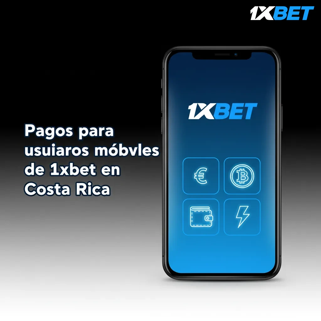 Pagos móviles 1xbet en Costa Rica: depósitos desde 1 USD en CRC, retiros desde 1,5 USD. Métodos: Visa Skrill Neteller cripto