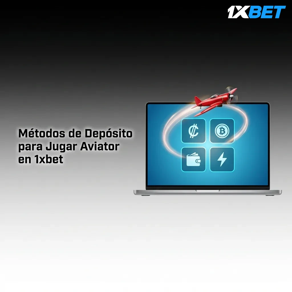Payment methods including Visa, Mastercard, digital wallets, and cryptocurrencies for depositing on 1xbet Aviator game