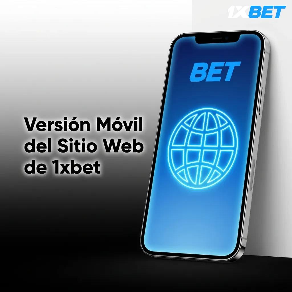 1xbet mobile website interface showing sports betting, live casino, and payment options on smartphone screen