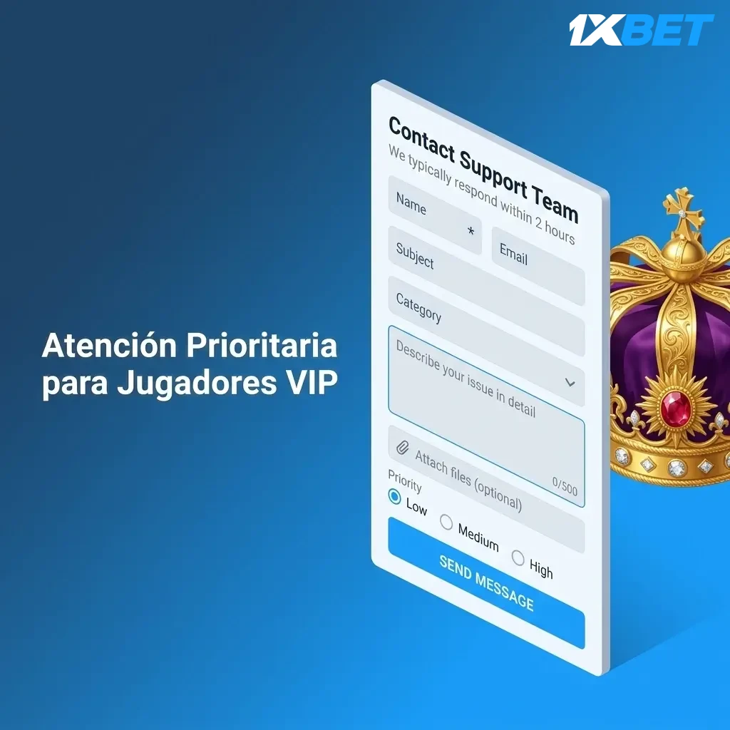 Jugador VIP en 1xbet recibiendo atención prioritaria personalizada con gestor exclusivo y soporte 24 horas