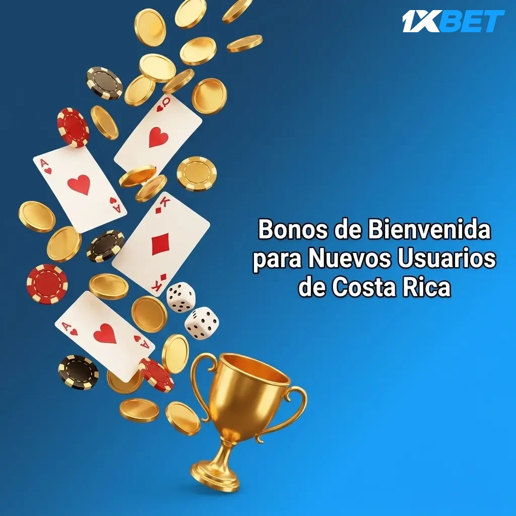 Bonos de bienvenida 1xbet Costa Rica: hasta 98.000 CRC en deportes o 1.000.000 CRC y giros en casino