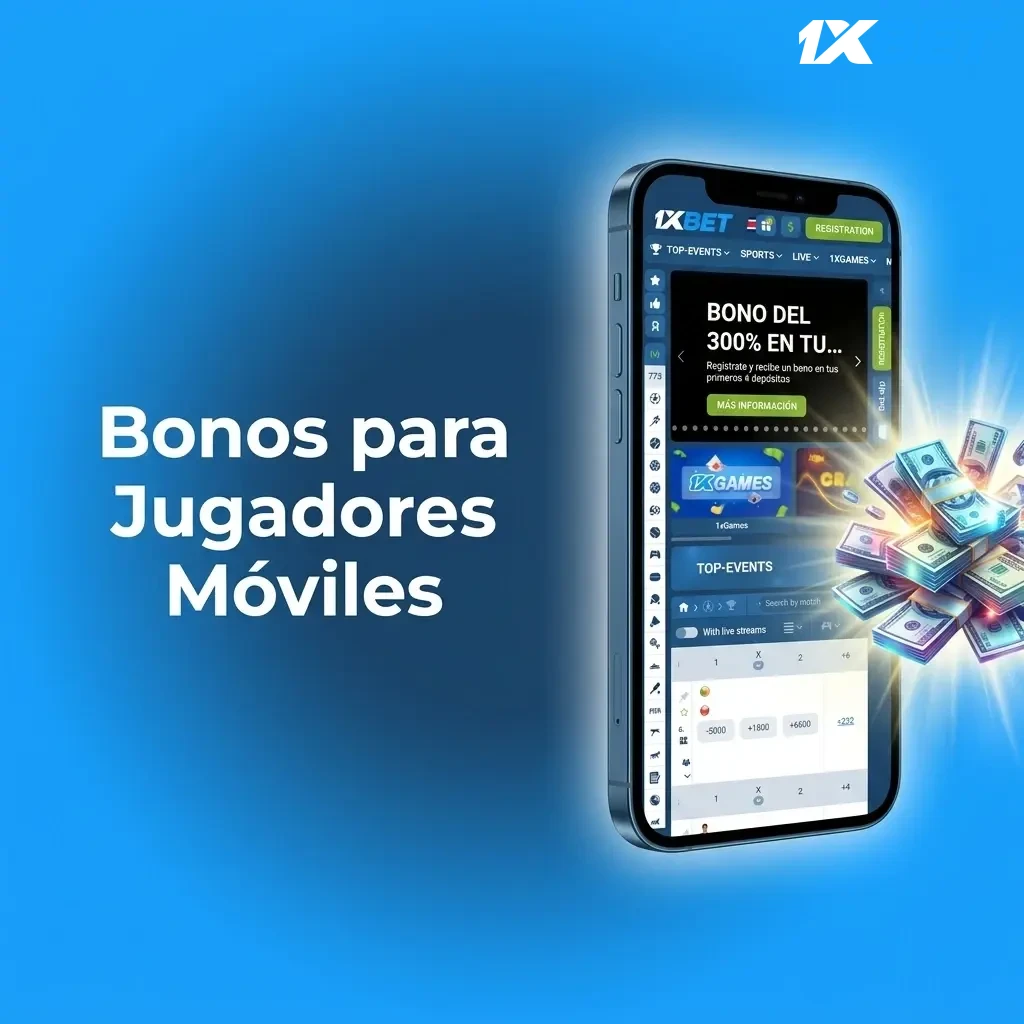 Bonos para jugadores móviles: bienvenida deportiva hasta 98.000 CRC y casino hasta 1.000.000 CRC con giros gratis