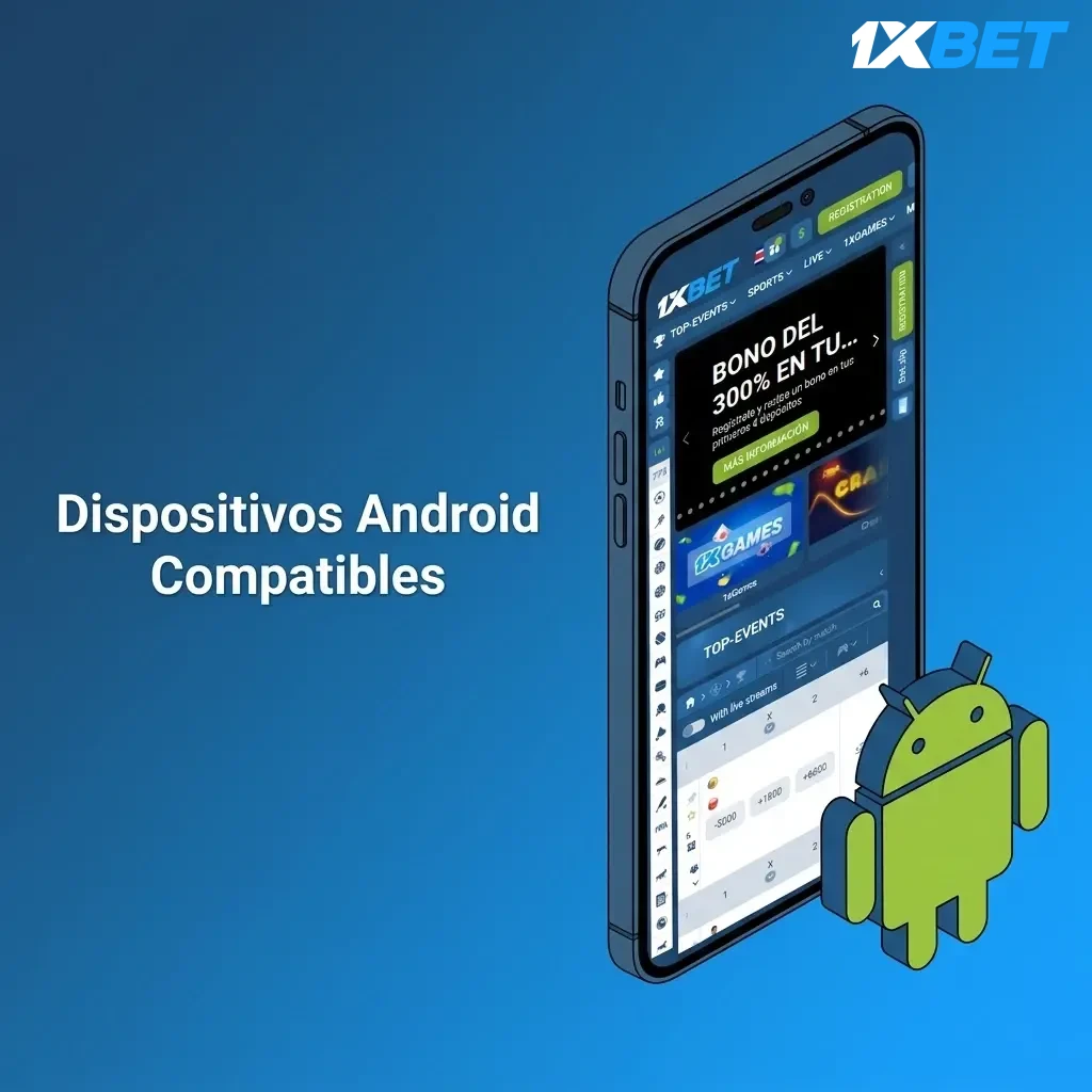 Lista de dispositivos Android compatibles con 1xbet en Costa Rica, incluyendo Samsung, Xiaomi, Motorola y más
