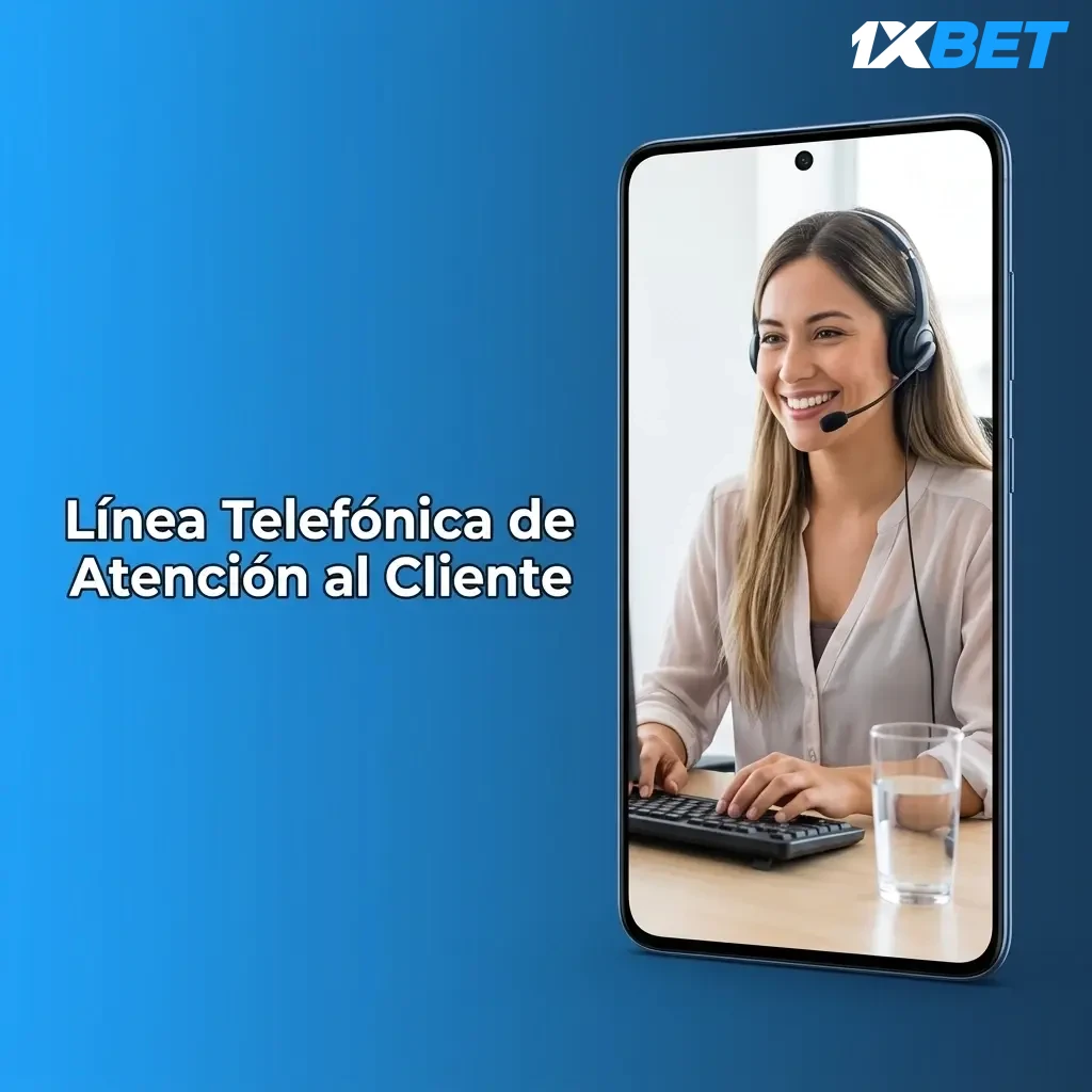 Agente de atención al cliente de 1xbet disponible por teléfono 24/7 para resolver problemas urgentes de cuenta