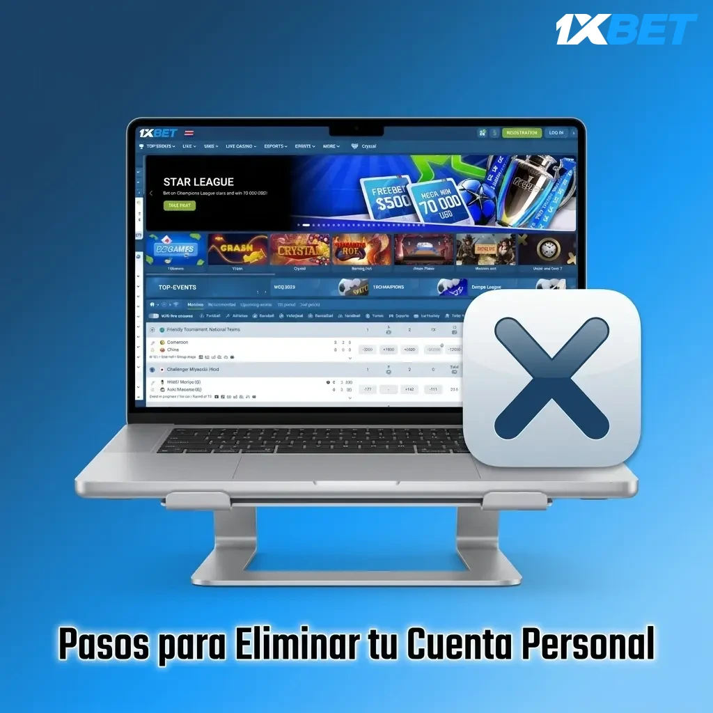 Pasos para eliminar tu cuenta en 1xbet: retirá saldo, accedé a configuración y solicitá la baja definitiva.