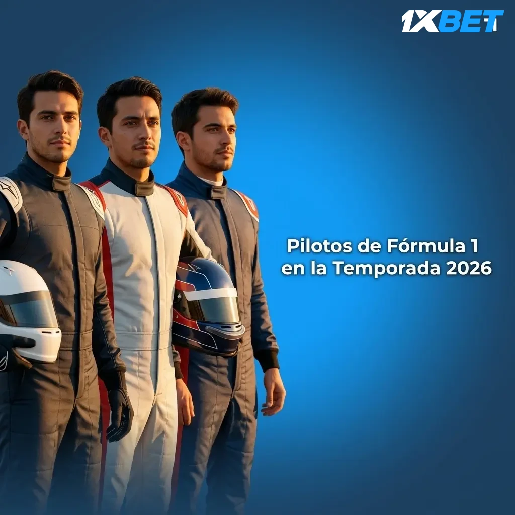 Tabla de pilotos y equipos de Fórmula 1 temporada 2026 con cuotas al campeonato de pilotos en 1xbet
