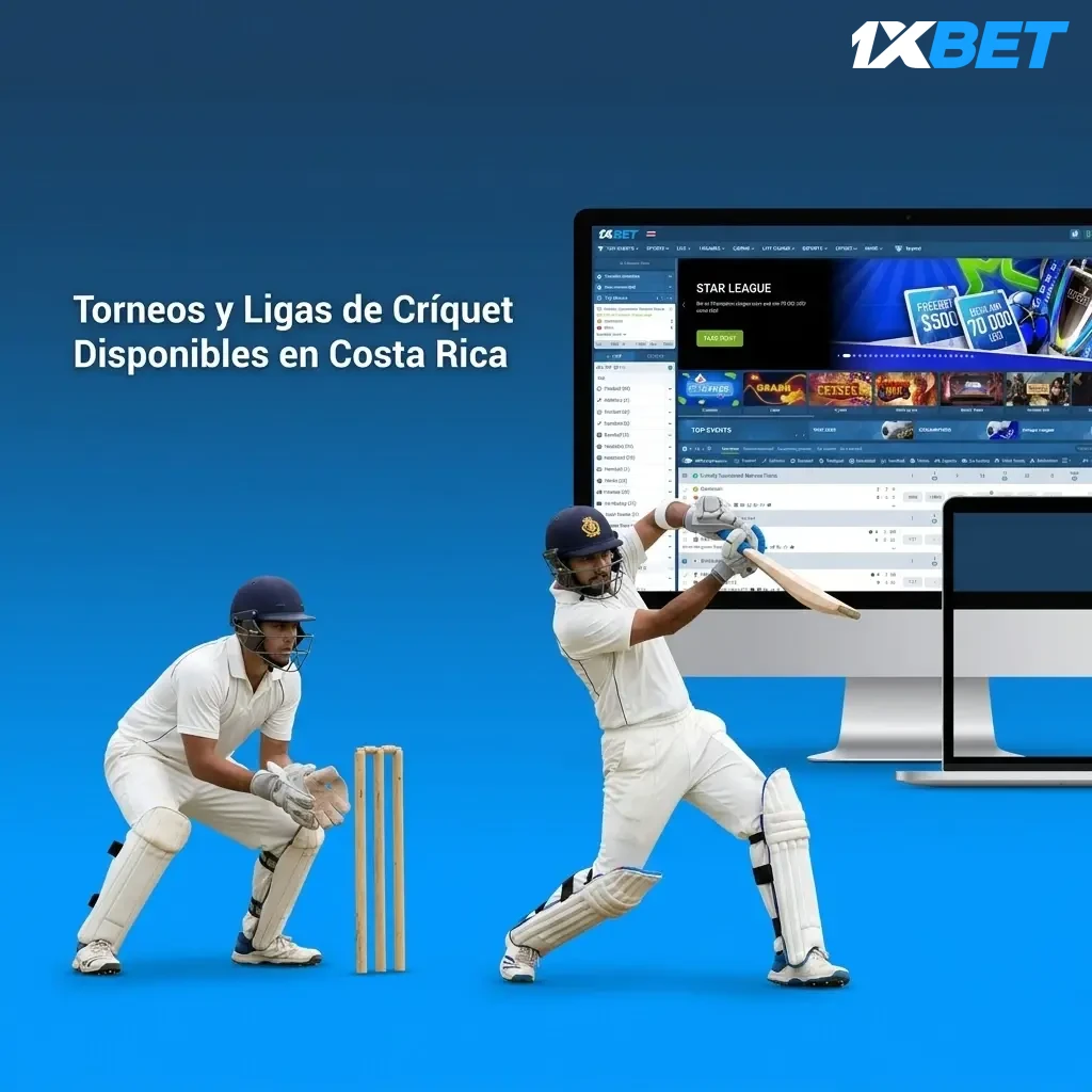 Torneos y ligas de críquet disponibles en Costa Rica: Copa del Mundo ICC, IPL, The Ashes y más en 1xbet
