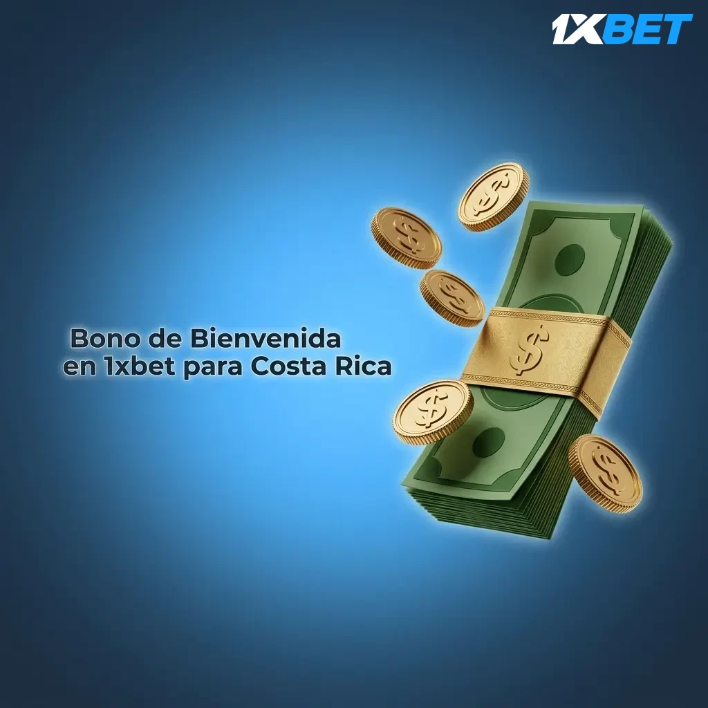 Bono de bienvenida 1xbet Costa Rica: hasta 98.000 CRC en deportes o 1.000.000 CRC en casino