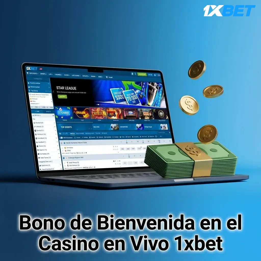 Bono de bienvenida 1xbet casino en vivo: hasta 1.000.000 CRC y 150 giros gratis en Costa Rica