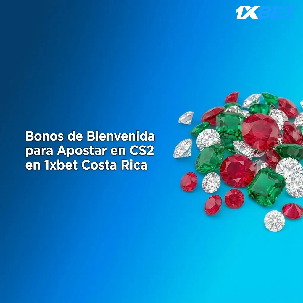 Bono de bienvenida 1xbet Costa Rica para apostar en CS2: hasta 98.000 CRC en deportes y eSports