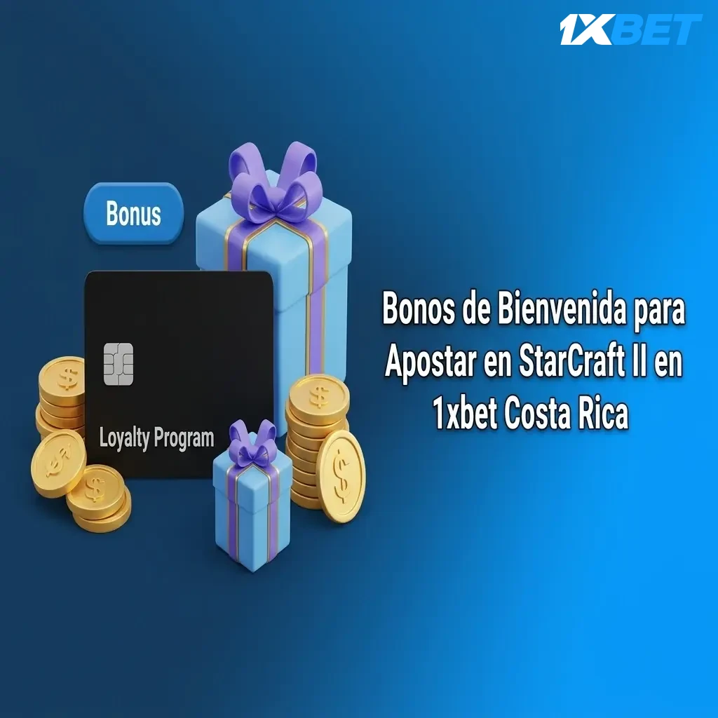 Bonos de bienvenida 1xbet Costa Rica para apostar en StarCraft II con hasta 98.000 CRC de depósito