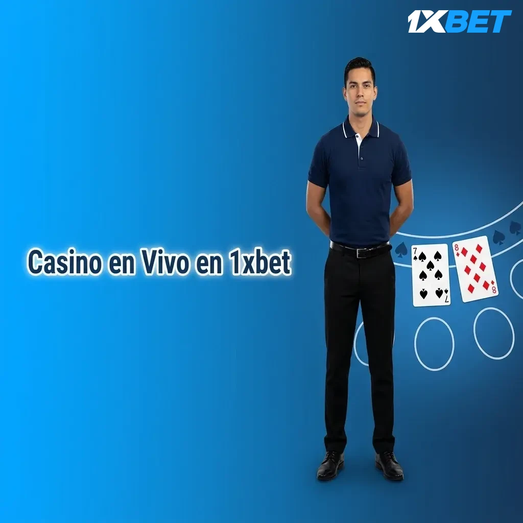 Casino en vivo 1xbet con croupiers reales en alta definición: blackjack, ruleta, baccarat y game shows en tiempo real