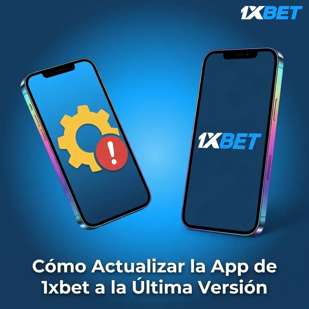 Actualización automática de la app 1xbet desde el navegador, sin descargar APK ni usar tiendas de aplicaciones.