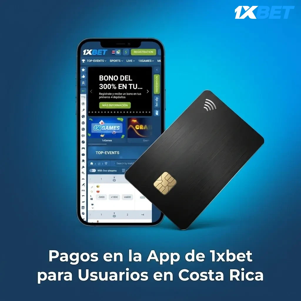 Métodos de pago en la app 1xbet para Costa Rica: tarjetas, criptomonedas y más opciones disponibles