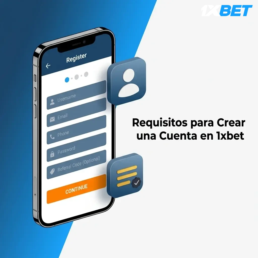 Requisitos para crear cuenta en 1xbet en Costa Rica: edad mínima, datos reales y una sola cuenta por usuario.