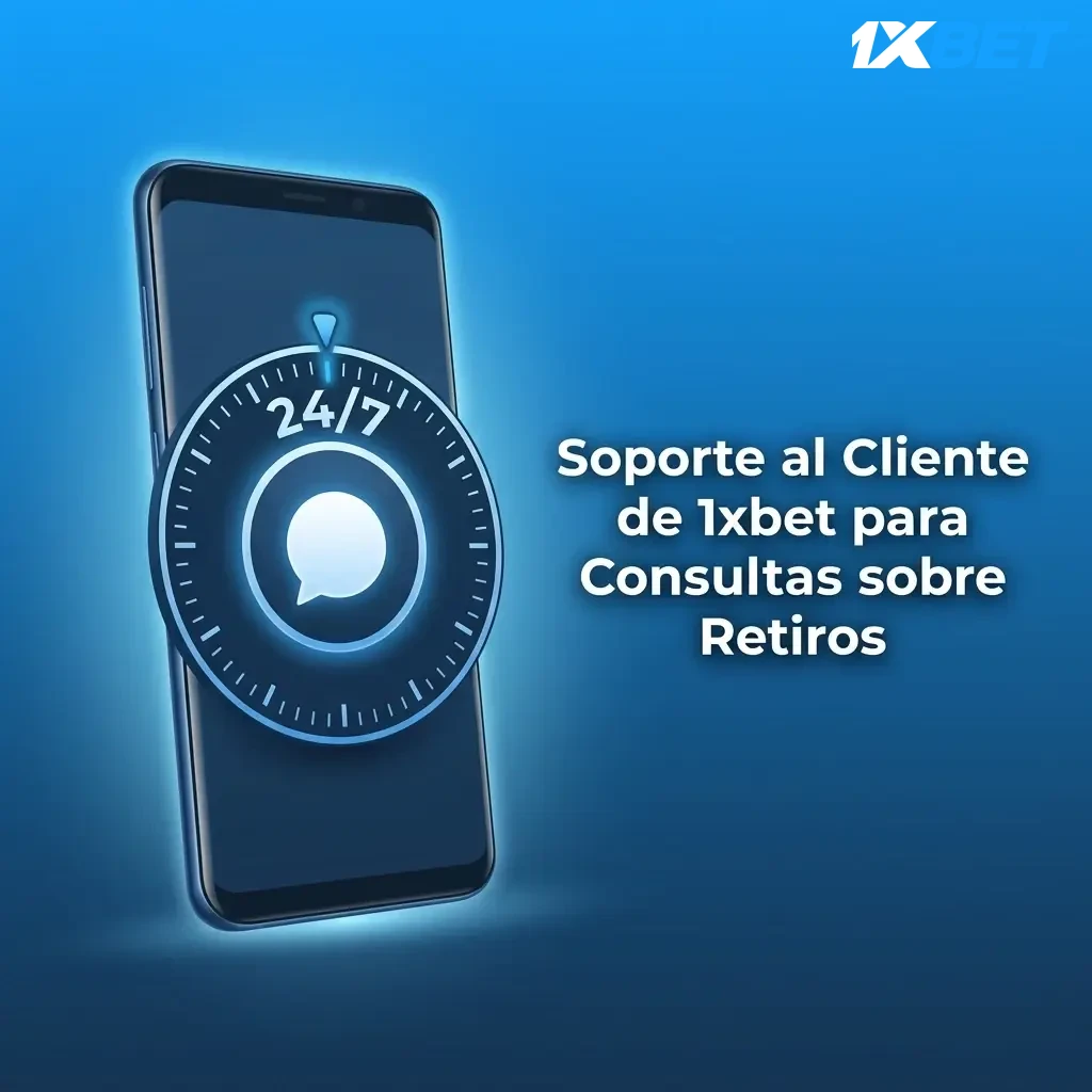 Soporte al cliente de 1xbet disponible 24/7 por chat, email y redes sociales para consultas sobre retiros
