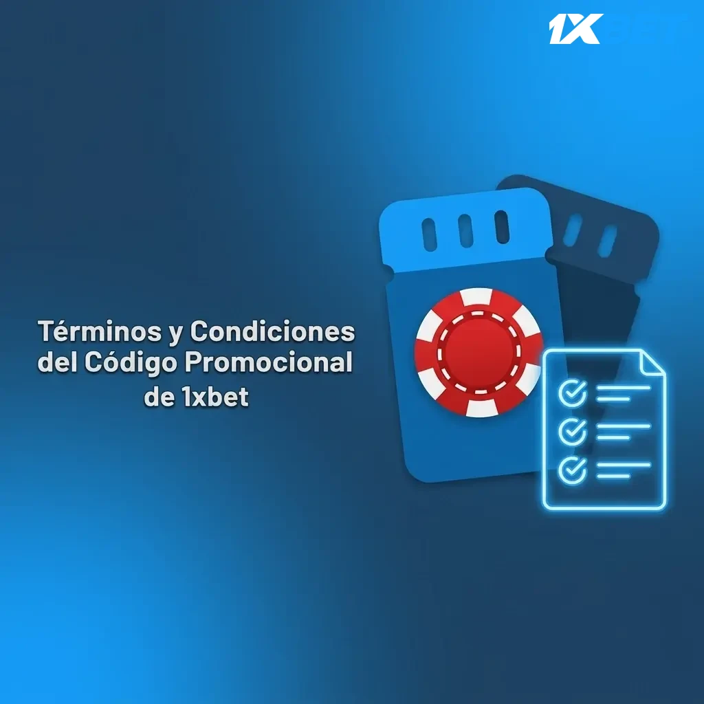 Términos y condiciones del código promocional 1xbet: bonos, requisitos de apuesta y reglas para nuevos jugadores.