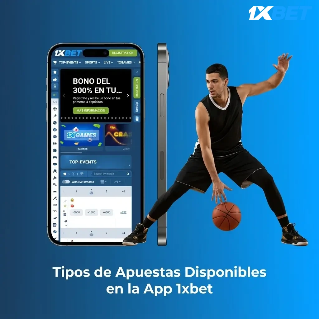 Tipos de apuestas en la app 1xbet: simple, acumuladora, sistema, en vivo y de línea disponibles