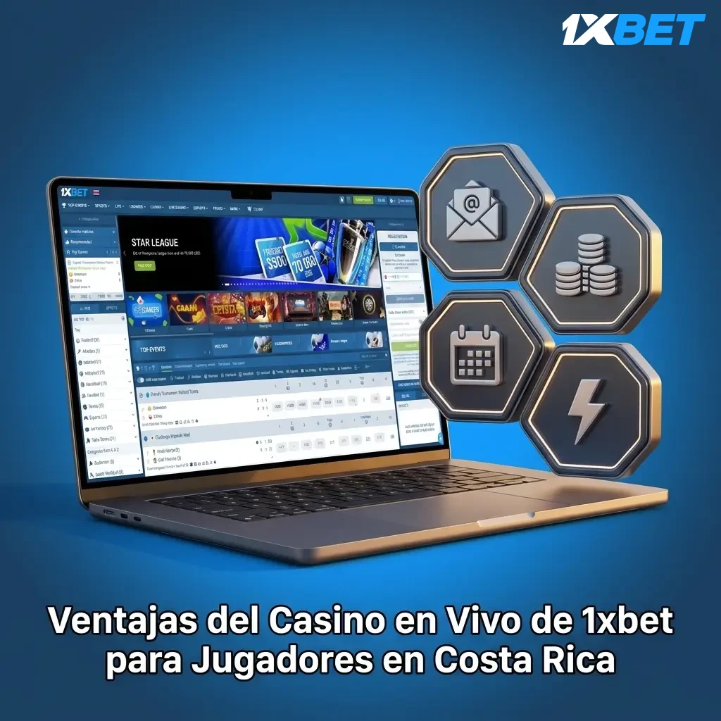 Casino en vivo 1xbet Costa Rica: crupiers reales, más de 1000 mesas, app móvil y pagos locales disponibles